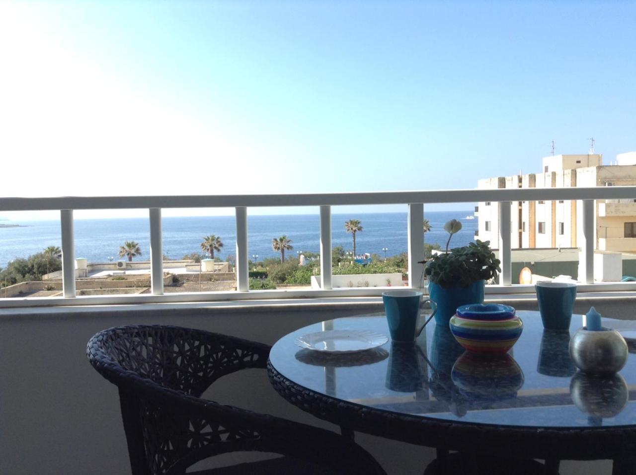 Seafront Apartment With Pool San Pawl il-Baħar Extérieur photo